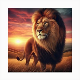 Lion king Canvas Print