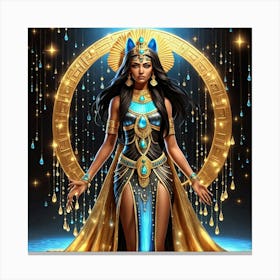 Egyptian Goddess 3 Canvas Print