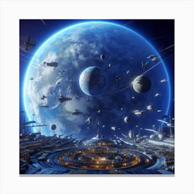 Space City 21 Canvas Print