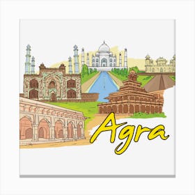 Agra art Canvas Print