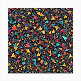 Abstract Triangles 21 Canvas Print