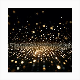 Abstract Pattern Of Bling And Glittering Diamonds Evoking A Magical Cosmic Party Atmosphere With R (6) Canvas Print