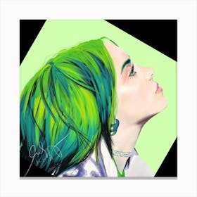 Billie Eilish signed poster Canvas Print