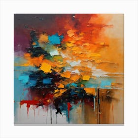 Abstract Painting Canvas Print