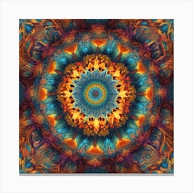 Psychedelic Mandala 4 Canvas Print