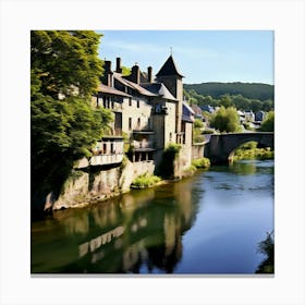 River In France Canvas Print