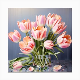 Flower of Tulips Canvas Print