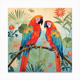 Bird In Nature Macaw 1 Canvas Print