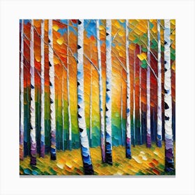Birch Trees 9 Canvas Print