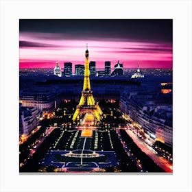 Paris At Night 44 Canvas Print