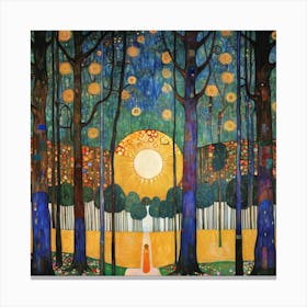 Sun In The Woods 6 Canvas Print