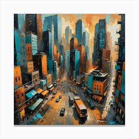 New York City 3 Canvas Print