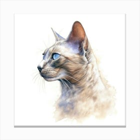 Dwelf Cat Portrait Canvas Print