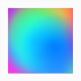 Abstract Rainbow Background 5 Canvas Print