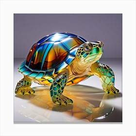 Glass Turtle Canvas Print