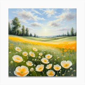 Poppy Field Canvas Print