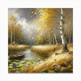 Autumn In The Woods 3 Canvas Print