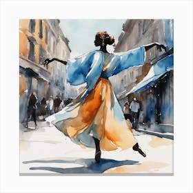Ballet Dancer 3 Canvas Print