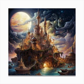 Fantasy Castle 1 Canvas Print