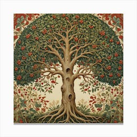 William Morris Floral Pattern Floral Reverie (2) Canvas Print