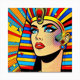 Pop Egyptian Heba Lumina Canvas Print