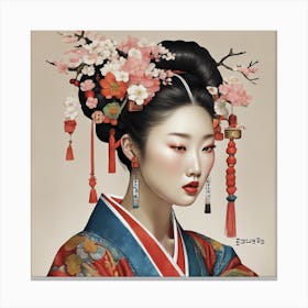 Geisha 1 Canvas Print