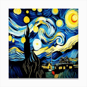 Starry Night 1 Canvas Print