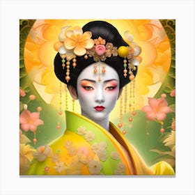 Geisha 38 Canvas Print