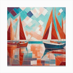 Scarlet Sails 03 Canvas Print