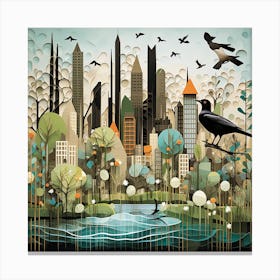 Cityscape 9 Canvas Print