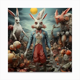 'Alice In Wonderland' 1 Canvas Print