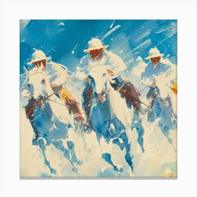 Horses Galloping Canvas Print