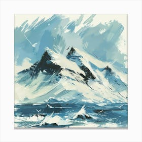 Arctic Mountains Canvas Print