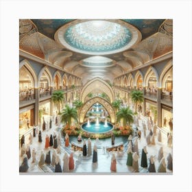 Mall In Dubai Canvas Print