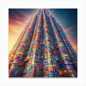 A Kaleidoscope of colors 3 Canvas Print