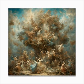 'The Dancers' Canvas Print