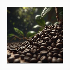 Coffee Beans 151 Canvas Print