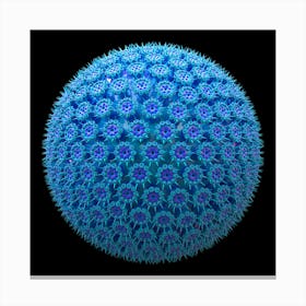 Spicky Virus Particle Type 7 Canvas Print