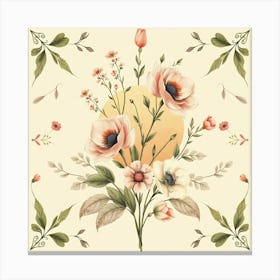 Floral Background 1 Canvas Print