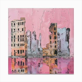 Pink City 4 Canvas Print