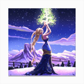 Ice Princess 004 1 Canvas Print