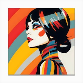 Mod Girl 21 Canvas Print