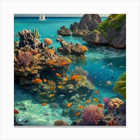 Coral Reef 1 Canvas Print