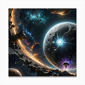 Spacescape Canvas Print