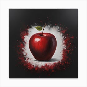 Red Apple 3 Canvas Print