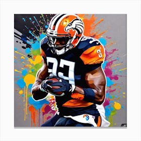 Denver Broncos Canvas Print