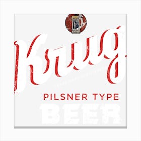 Krug Beer Canvas Print