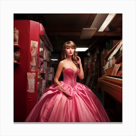 AI Taylor Swift 5 Canvas Print