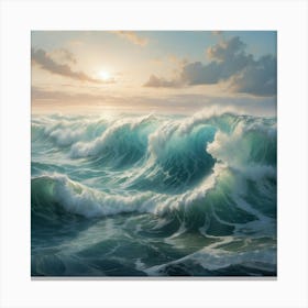 Ocean - Ocean Stock Videos & Royalty-Free Footage Canvas Print