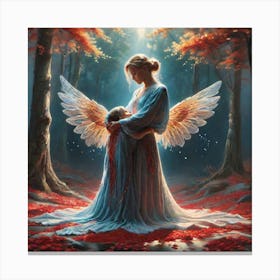 Angel And Child Canvas Print